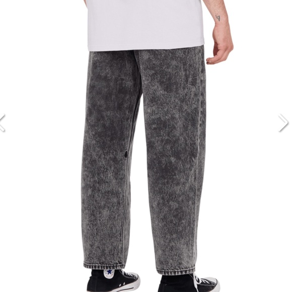 Volcom Billow Tapered Jeans Black acid wash nwt - Picture 2 of 12